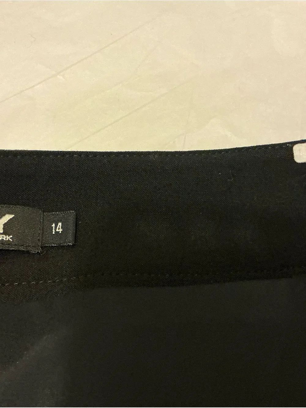 DKNY Black Midi Skirt with Gold Stud Embellishments - Picture 7 of 9